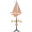 Classic Directions Polished Copper Sailboat Wv, Polished