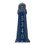 Personalized Lighthouse Vertical Plaque, Dark Blue / Silver