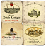 French Chateau Tumbled Marble Coasters