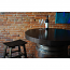 Barrel Bistro Table with Metal Top