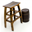 Wine Stave Bar Stool