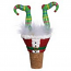 Holiday Wiggle Wine Bottle Stopper, Elf Legs