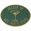 Martini Shaken Up Personalized Wall Plaque