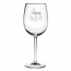 Believe Reindeer Stemmed Wine Glasses (set of 4)
