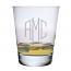 Monogrammed DOF Glasses (set of 4)