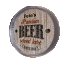 Personalized Premium Beer Barrel Sign