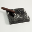 Square Black Marble Four Cigar Ashtray