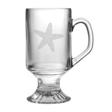 Star Fish, Footed Mug, 10Oz., S/4