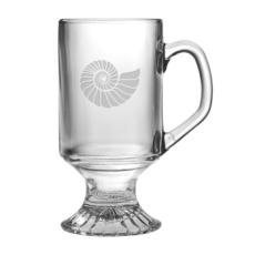 Footed Mug, 10Oz., Nautilus Shell, S/4