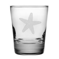 Starfish Etched Dof Glass Set