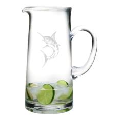 Marlin Etched Tankard Pitcher