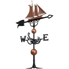 46" Yacht Weathervane, Copper