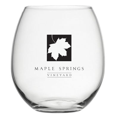 Logo Stemless Plastic BPA-Free Wine Glasses (set of 72)