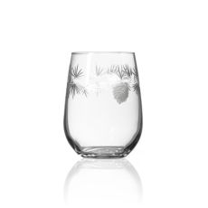 Icy Pine Stemless Glasses 17 oz Set of 4