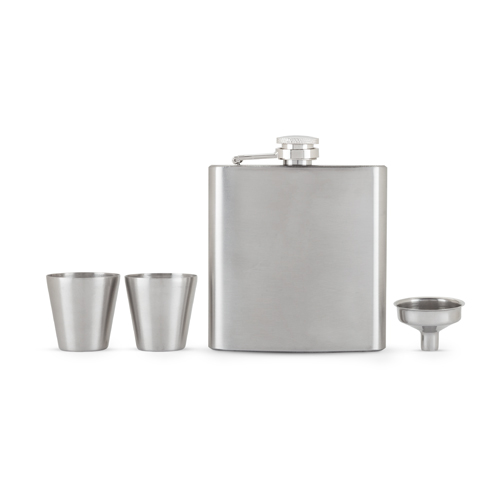 Fiasco Flask And Shot Glass Gift Set