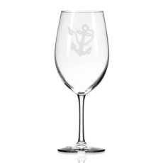 Rope and Anchor AP Wine Glasses 18 oz Set of 4