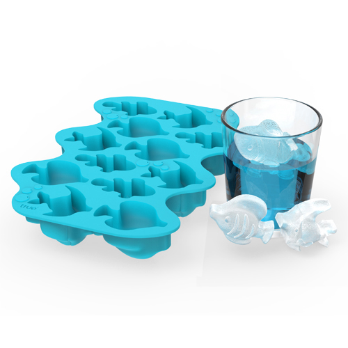 Parad-Ice Fish Silicone Ice Cube Tray Zoo
