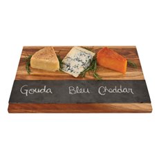 Rustic Farmhouse: Wood with Slate Board