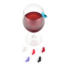 Stiletto Wine Charms By Blush - Set Of 6
