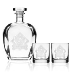 WOOF! Labrador Decanter OTR set of 3 in Gift Box