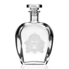 WOOF! Poodle Decanter 23 oz