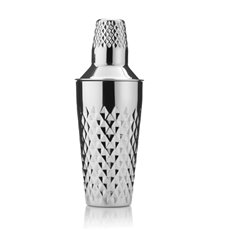Admiral Stainless Steel Faceted Cocktail Shaker by Viski