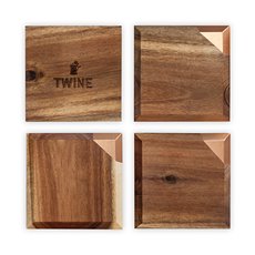 Old Kentucky Home Metallic Dipped Coaster Set by Twine