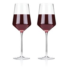Raye Crystal Bordeaux Glasses (Set Of 2) By Viski