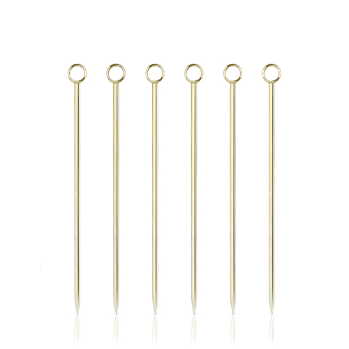 Belmont Gold Cocktail Pick Set By Viski (Set of 6 )