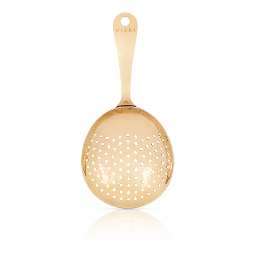 Belmont Gold Julep Strainer by Viski