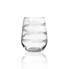 Good Vibrations Stemless Glasses 17 oz Set of 4