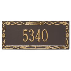 Personalized Sailor'S Knot Plaque, Bronze / Gold