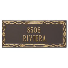 Personalized Sailor'S Knot Plaque, Bronze / Gold