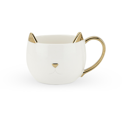 Chloe White Cat Mug