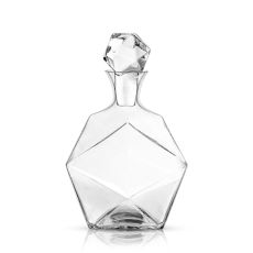 Raye: Faceted Crystal Liquor Decanter