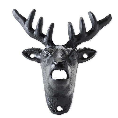 Cast Iron Wall Mounted Deer Bottle Opener by Foster and Rye