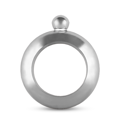 Charade: Silver Bracelet Flask