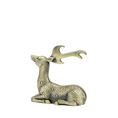 Rustic Holiday: Gilded Deer Bottle Opener by Twine
