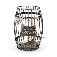 Wine Barrel Metal Cork Display