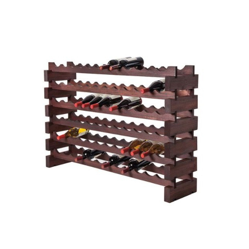 72 Bottle Modular Wine Rack - Stained
