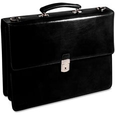 Sienna Double Gusset Flapover with Key Lock