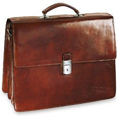 Sienna Triple Gusset Flapover with Key Lock