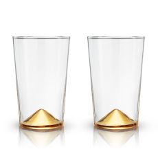 Belmont: Gold Pointed Cocktail Tumblers
