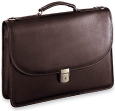 Platinum Wide Gusset Flap with Key Lock