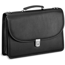 Platinum Dble Gusset Flap with Key Lock