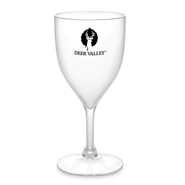 Acrylic Clear Wine Glasses with Logo (set of 144)