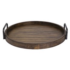 Uttermost Reine Round Wooden Tray