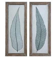 Uttermost Tall Leaves Framed Art Set/2