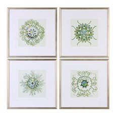 Uttermost Organic Symbols Print Art S/4