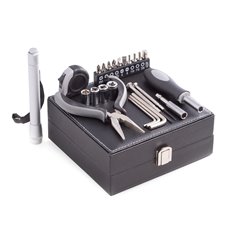 25 pc Tool Set in Black Leatherette Case